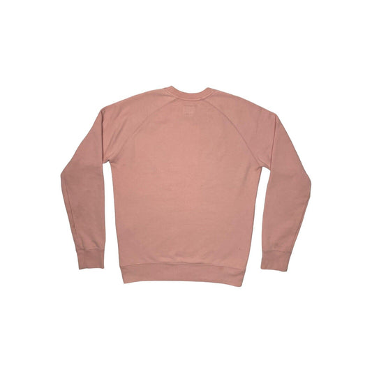 Holiday Crew Neck Jumper Mens Medium Pink Spell Out Made In Portugal