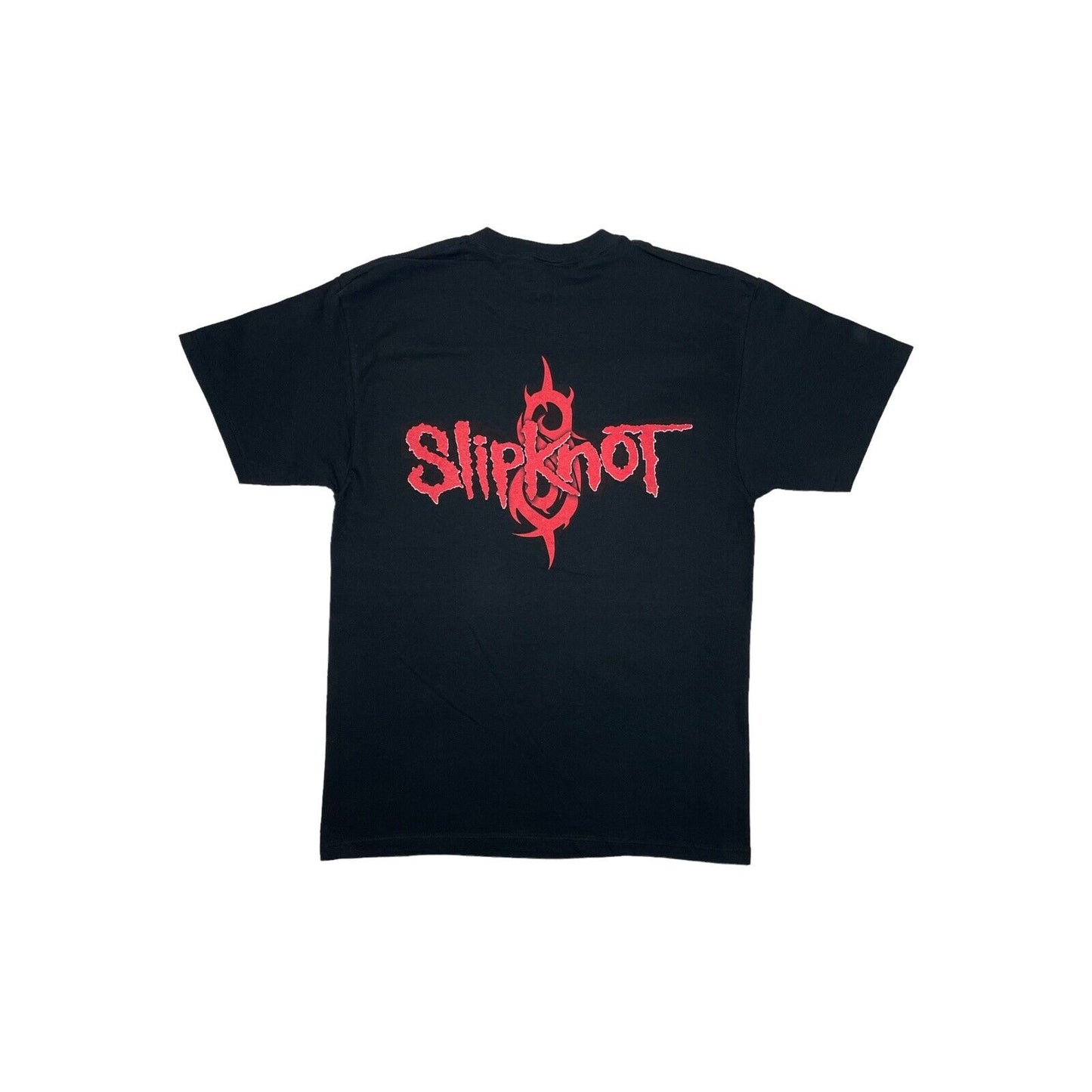 00’s Slipknot T-Shirt Black Mens Large Fruit Of The Loom Heavy Cotton