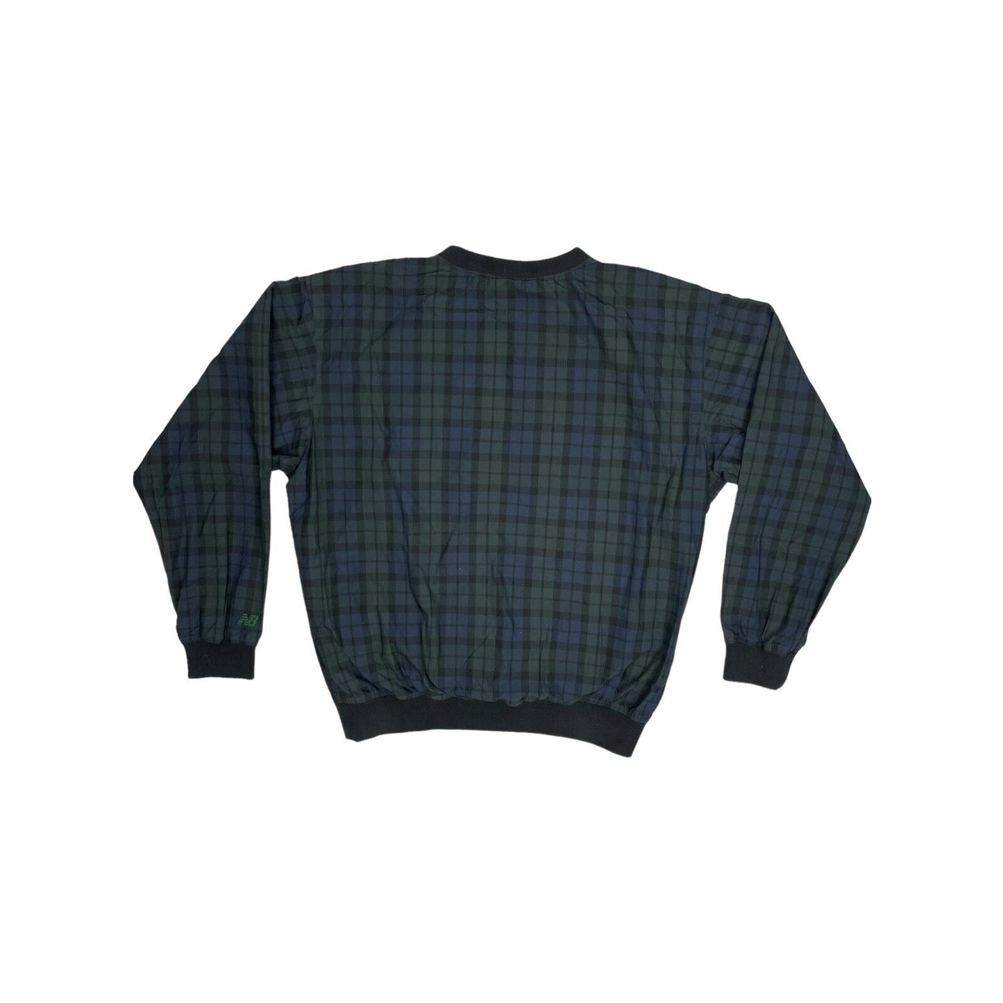 Aime Leon Dore New Balance 991 Nylon Pull Over Plaid Check Green Mens Small