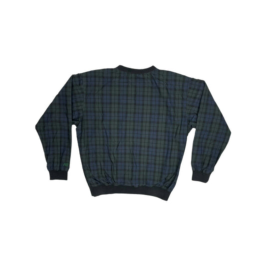 Aime Leon Dore New Balance 991 Nylon Pull Over Plaid Check Green Mens Small