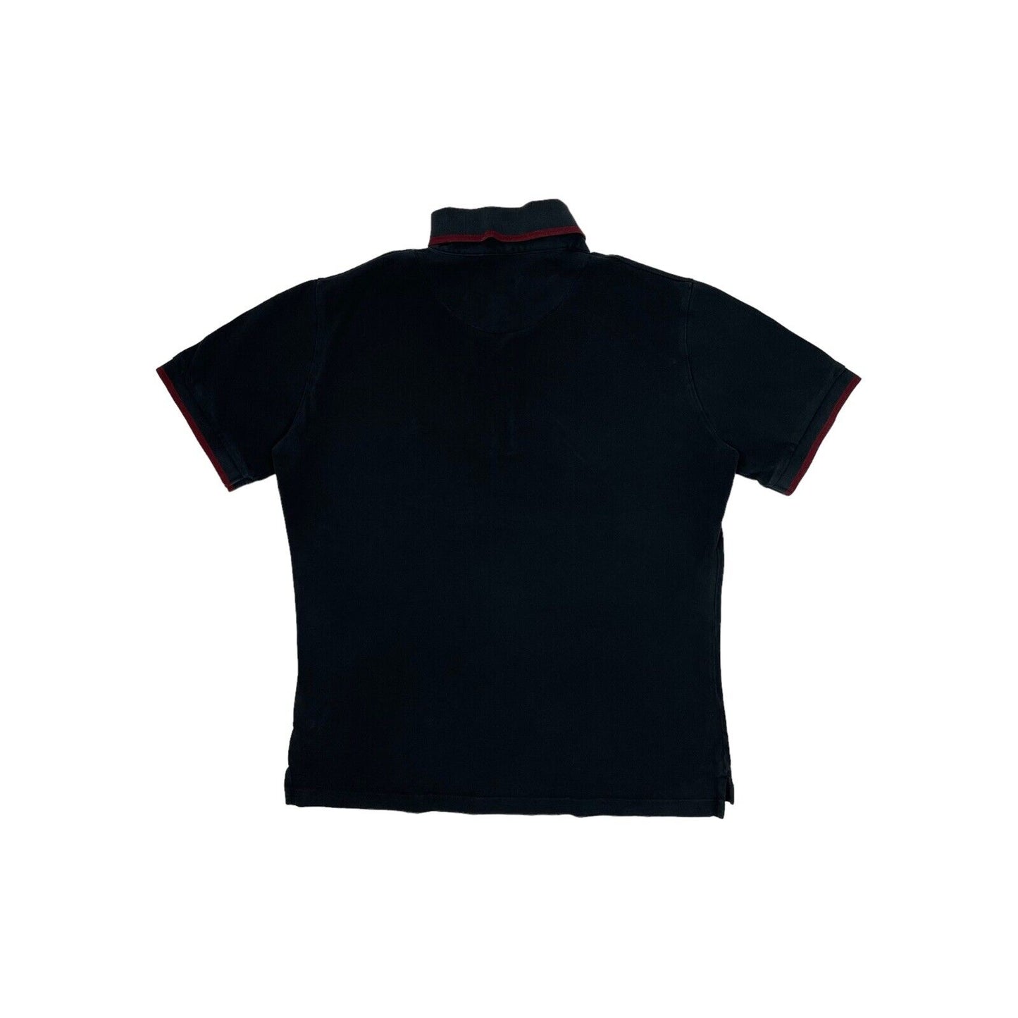 Vivienne Westwood Polo Top Mens XL Black Embroidered Logo