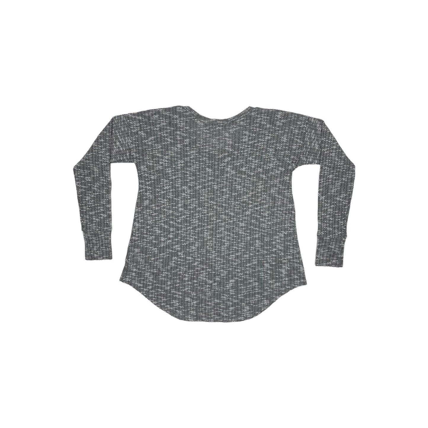 LNA Long Sleeve Knit Top Womens Small Made In USA Grey