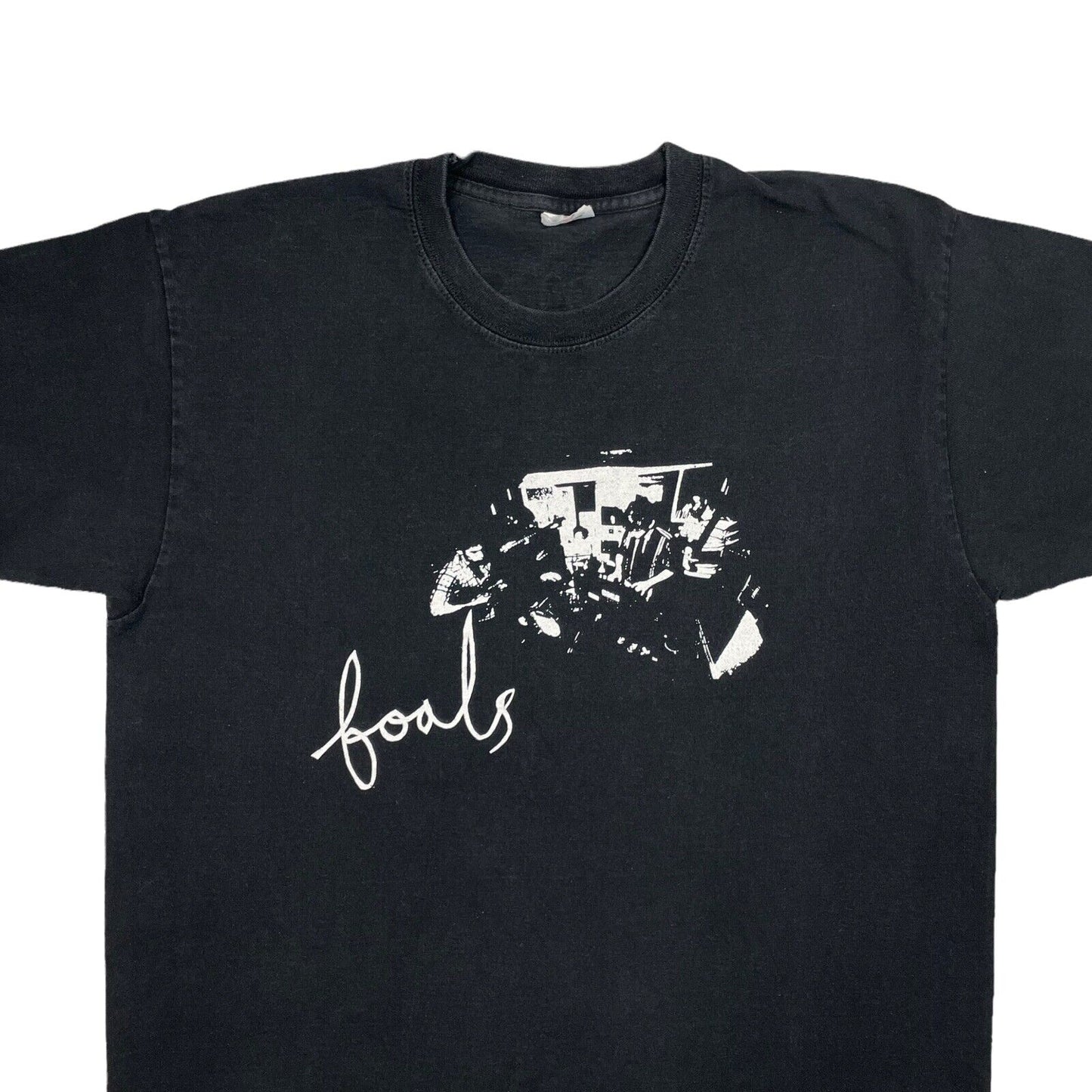 Foals T-Shirt Holy Fire Black Mens Large 2013 Fruit Of The Loom