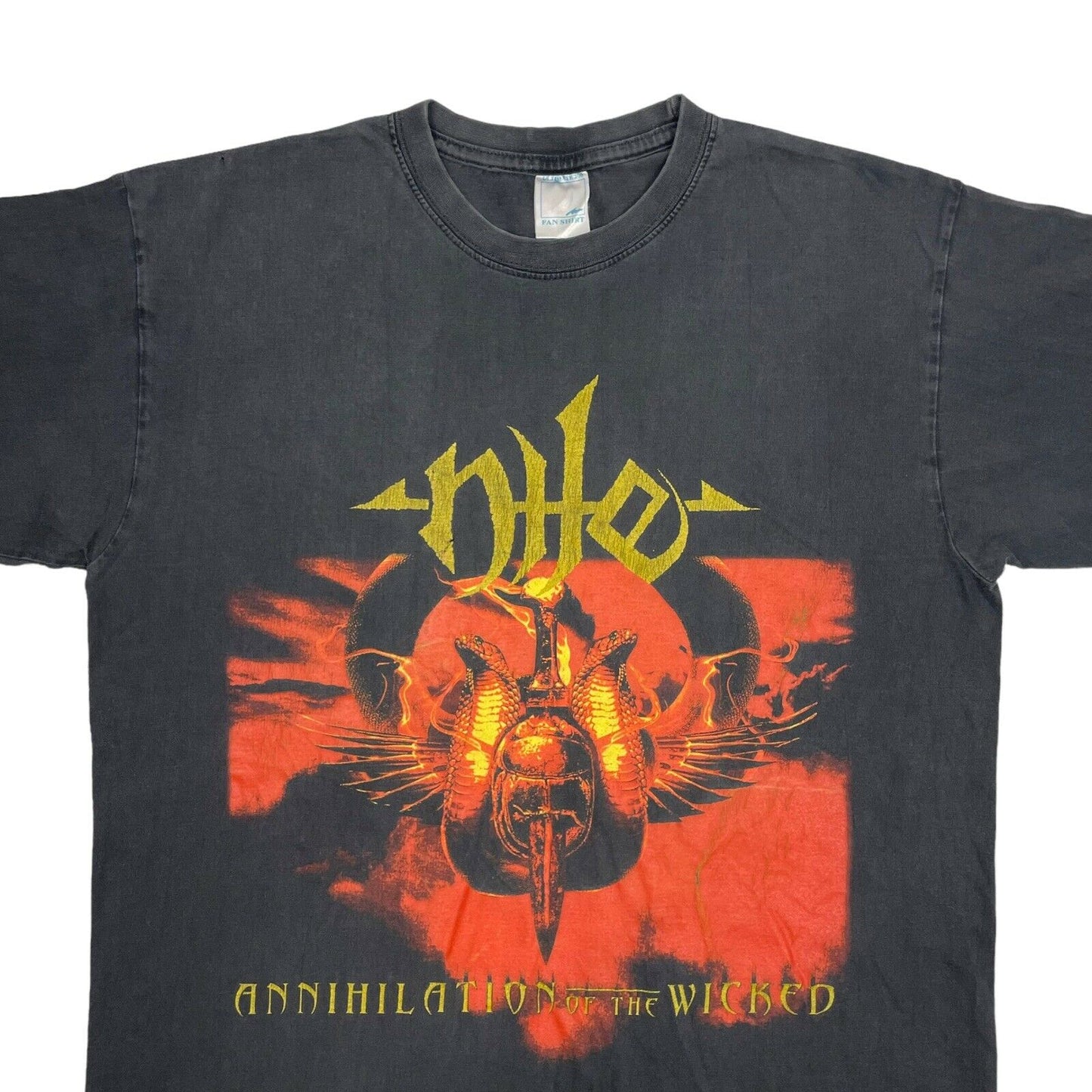 00’s Nile T-Shirt Black Mens Large 2006 Annihilation Of The Wicked Tour