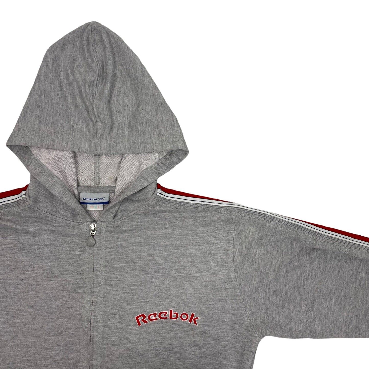 Vintage Reebok Hoodie Grey Women’s XL Embroidered Logo Sportswear