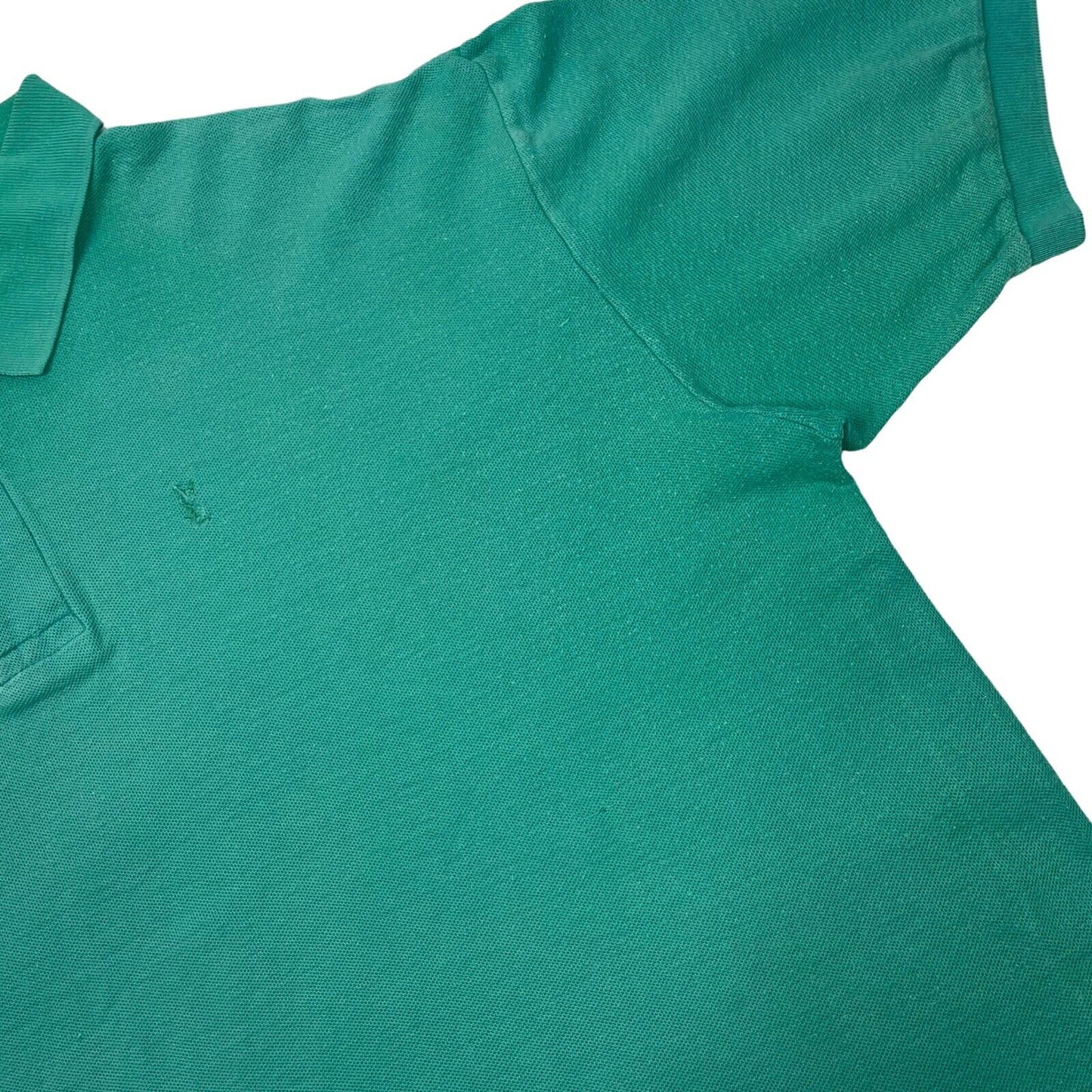 Vintage Yves Saint Laurent Polo Shirt Green Mens XL