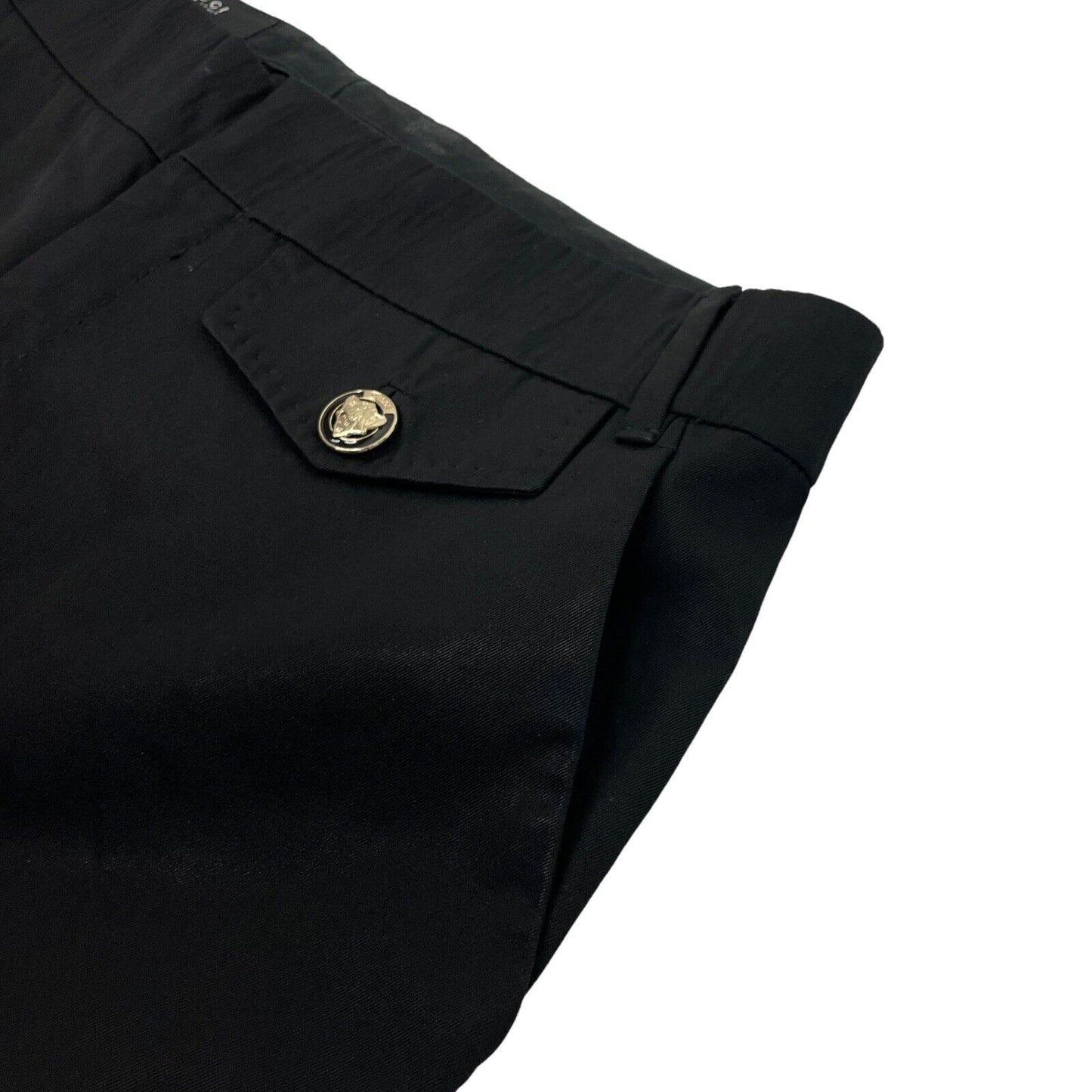 00’s Gucci Flared Trousers Black 40IT 29w 30l Made In Italy