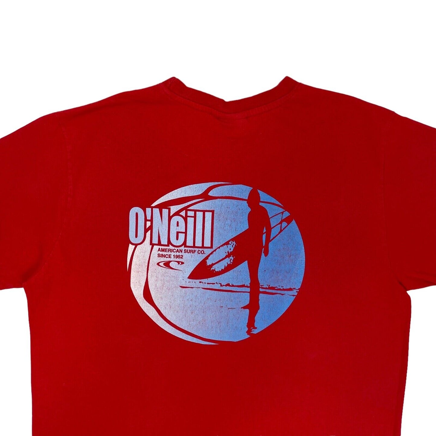 Vintage O’Neill T-Shirt Mens Medium Red Surfing Graphic Print