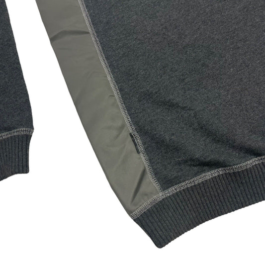 Vintage Maharishi Crew Neck Jumper Mens Small Grey Military Style Hardy Blechman