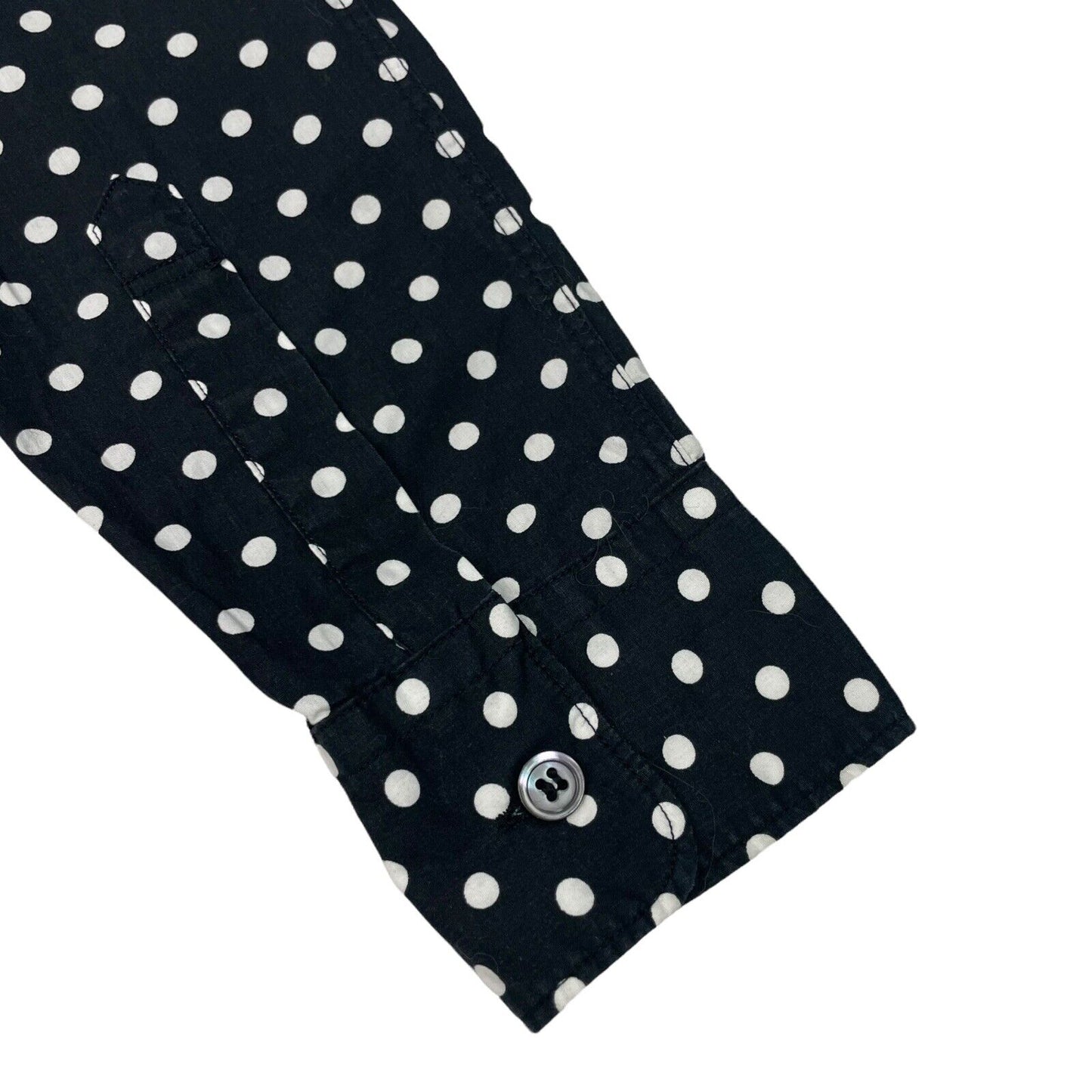 Comme Des Garçons Polkadot Shirt For H&M Womens UK8 Black And White