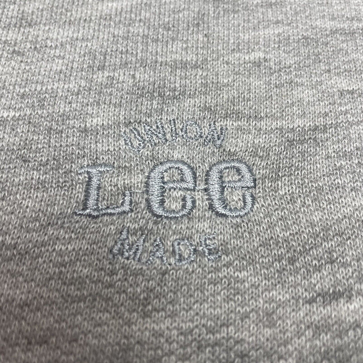 Vintage Lee Union Made Crew Neck Jumper Grey Mens Large