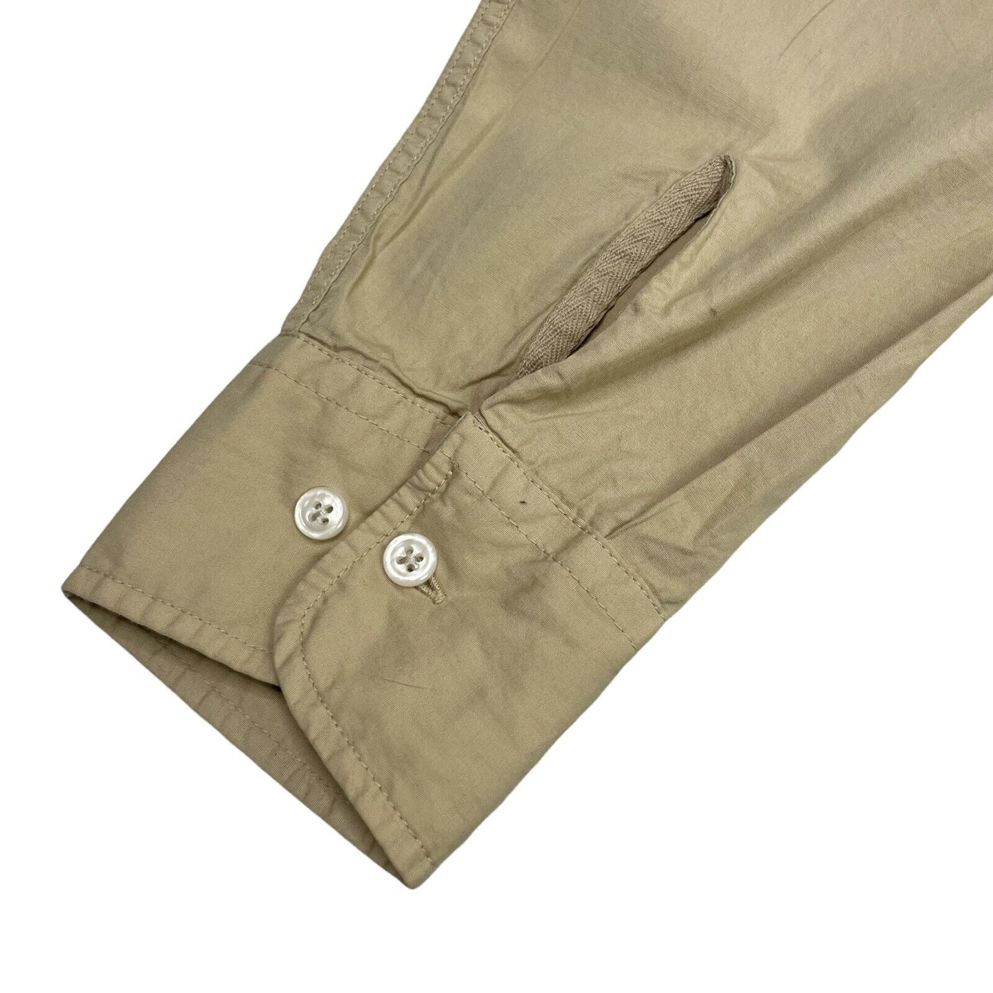 Universal Works Big Pocket Shirt Mens Small Brown Sand