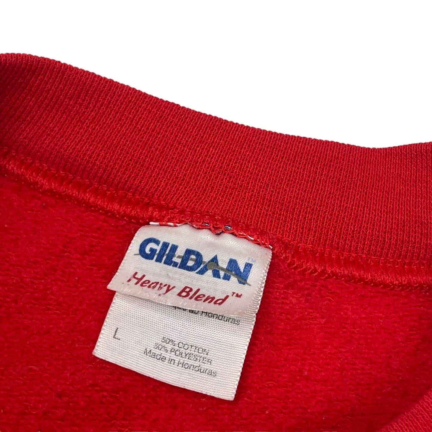 Vintage Texas Red Raiders Football Crew Neck Jumper Gildan Mens Large Red NCAA