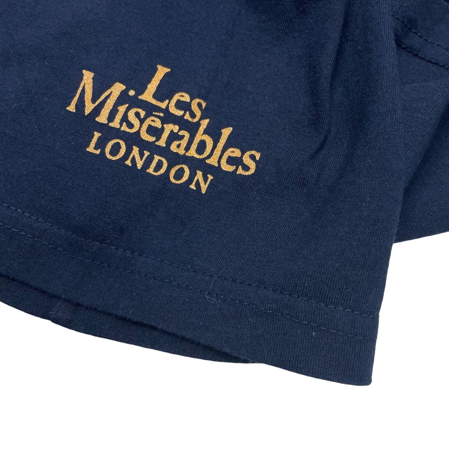 90’s Les Miserables London Navy Blue T-Shirt Mens XL