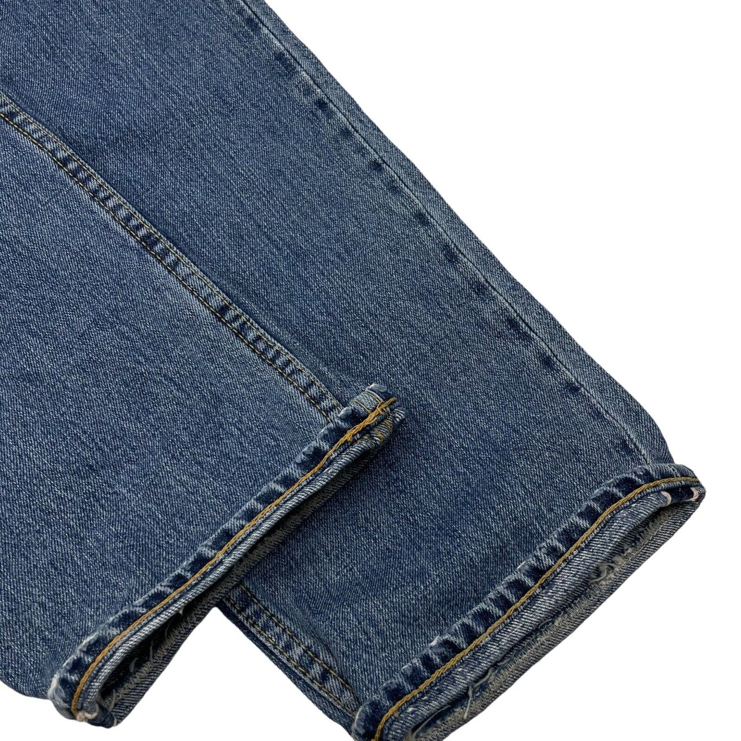 Acne Studios Her Opposite Jeans White Oak Denim 28w Cropped Leg