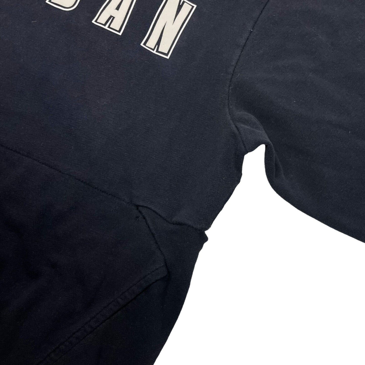 Vintage Air Jordan Jumpman Hoodie Navy Blue Embroidered Mens Small