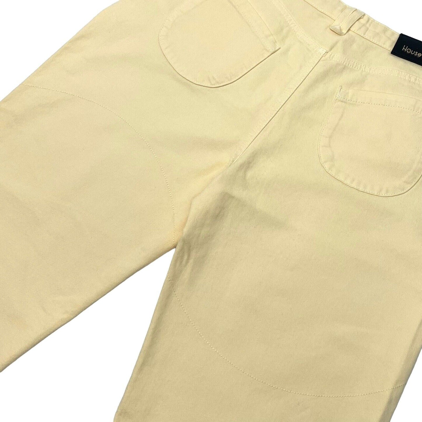 House Of Sunny Trousers Yellow Womens UK12 Vol16