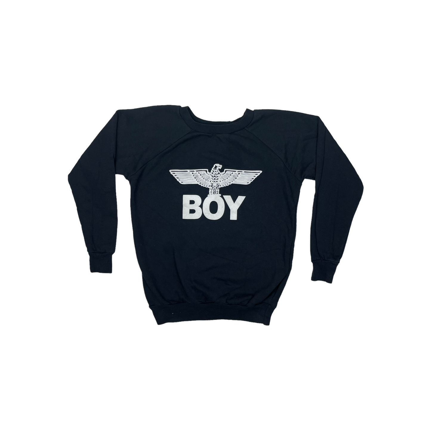 Vintage 80’s Boy London Crew Neck Jumper Men's Small/Medium Navy Blue