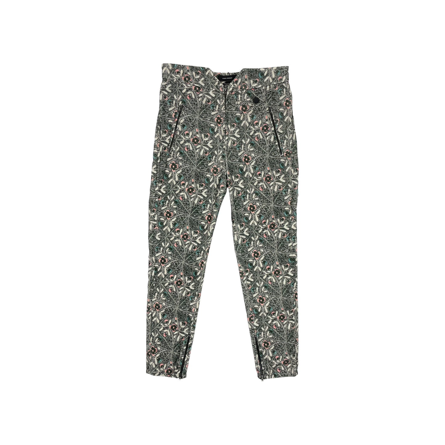 Isabel Marant Floral Print Trouser Womens 30w 27l Slim Fit